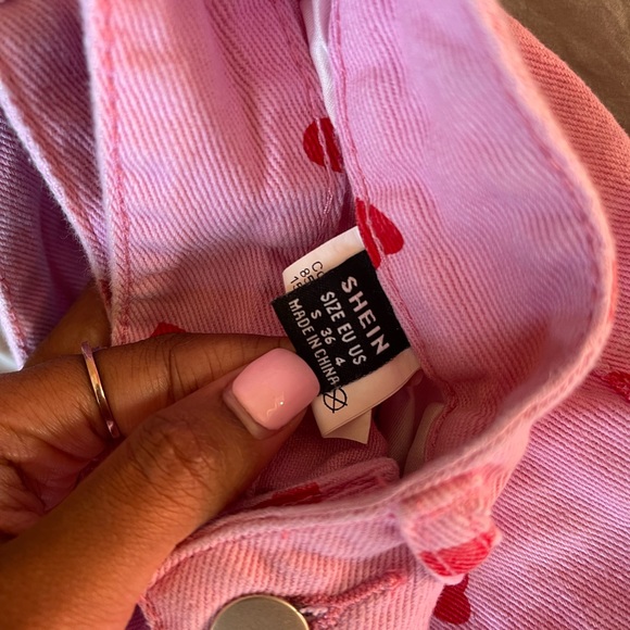 Pink & Red Heart Jeans - Picture 3 of 5